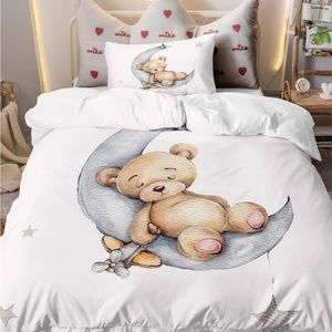 New in original package. bear bed duvet cover set without filler
